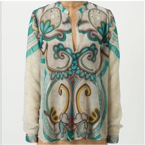 Anthropologie Konrad & Joesph Dapple Sea Blouse